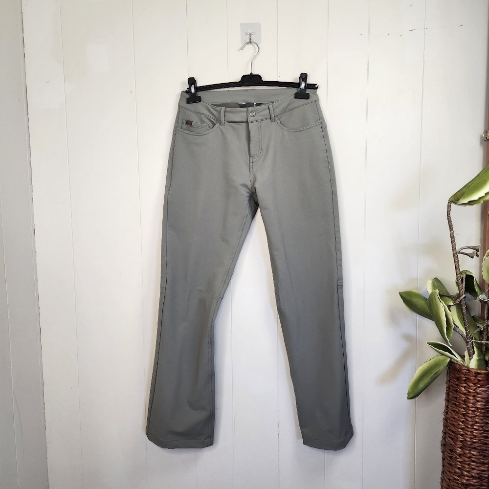Outdoor Research Womens Rambler Trail Hiking Pants Gray Straight Leg Stretch 6 - Picture 2 of 10